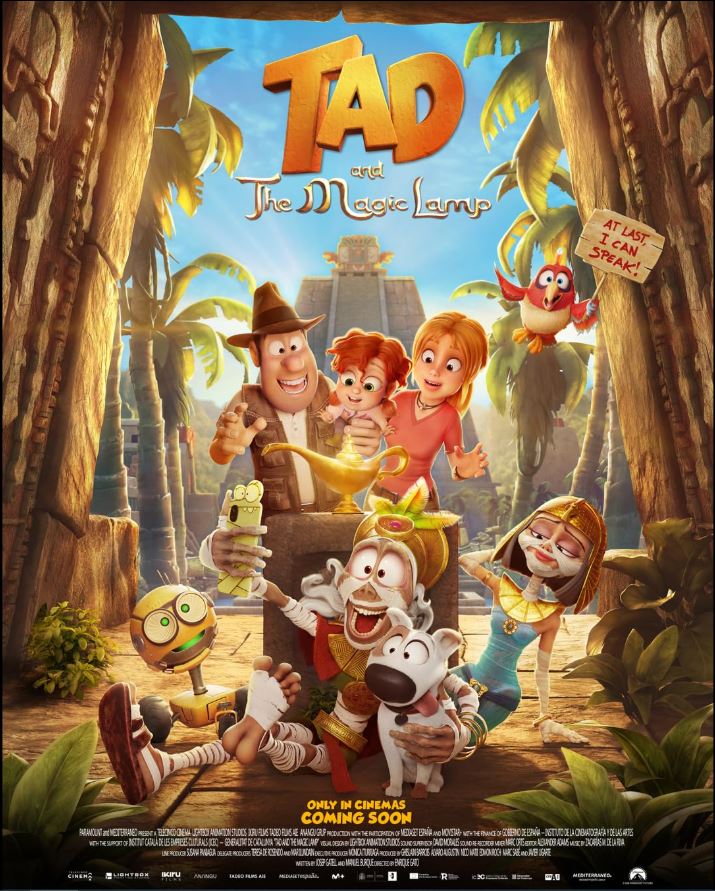 tad and the magic lamp poster